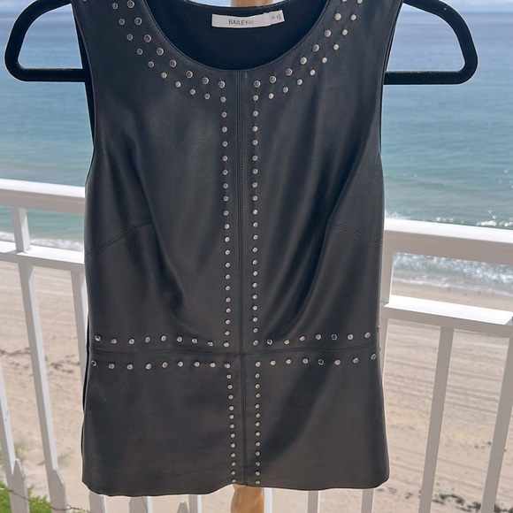 BAILEY 44 Black Studded Tank Top - Picture 3 of 5